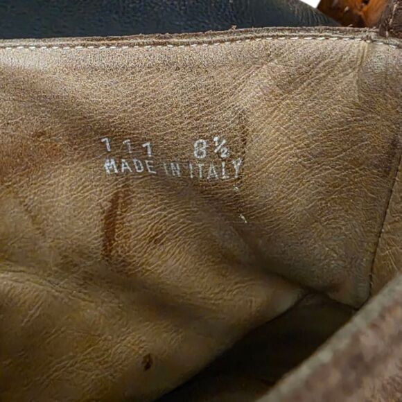 BILLY REID Oiled Suede Wingtip Brogue Boots -‎ Size 8 1/2 main image 6